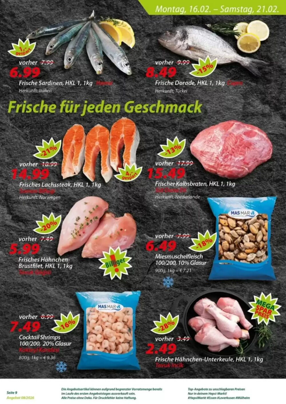 Hepsi-Markt Prospekt (ab 16.02.2026) zum Blättern - Seite 9
