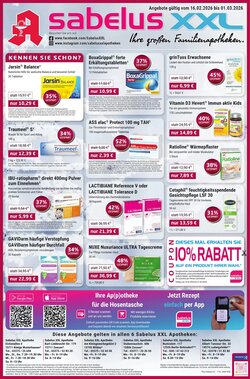 Sabelus XXL Prospekt (ab 16.02.2026) zum Blättern