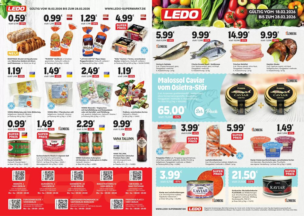 LEDO Prospekt (ab 18.02.2026) zum Blättern - Seite 1