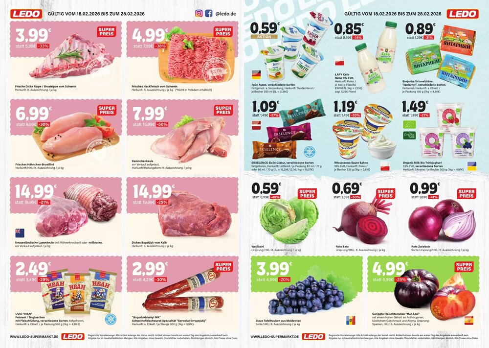 LEDO Prospekt (ab 18.02.2026) zum Blättern - Seite 2