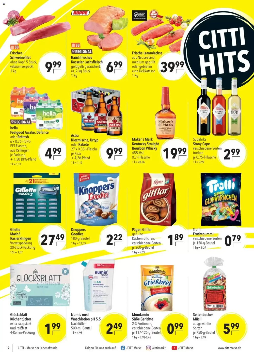 CITTI Markt Prospekt (ab 18.02.2026) zum Blättern - Seite 2