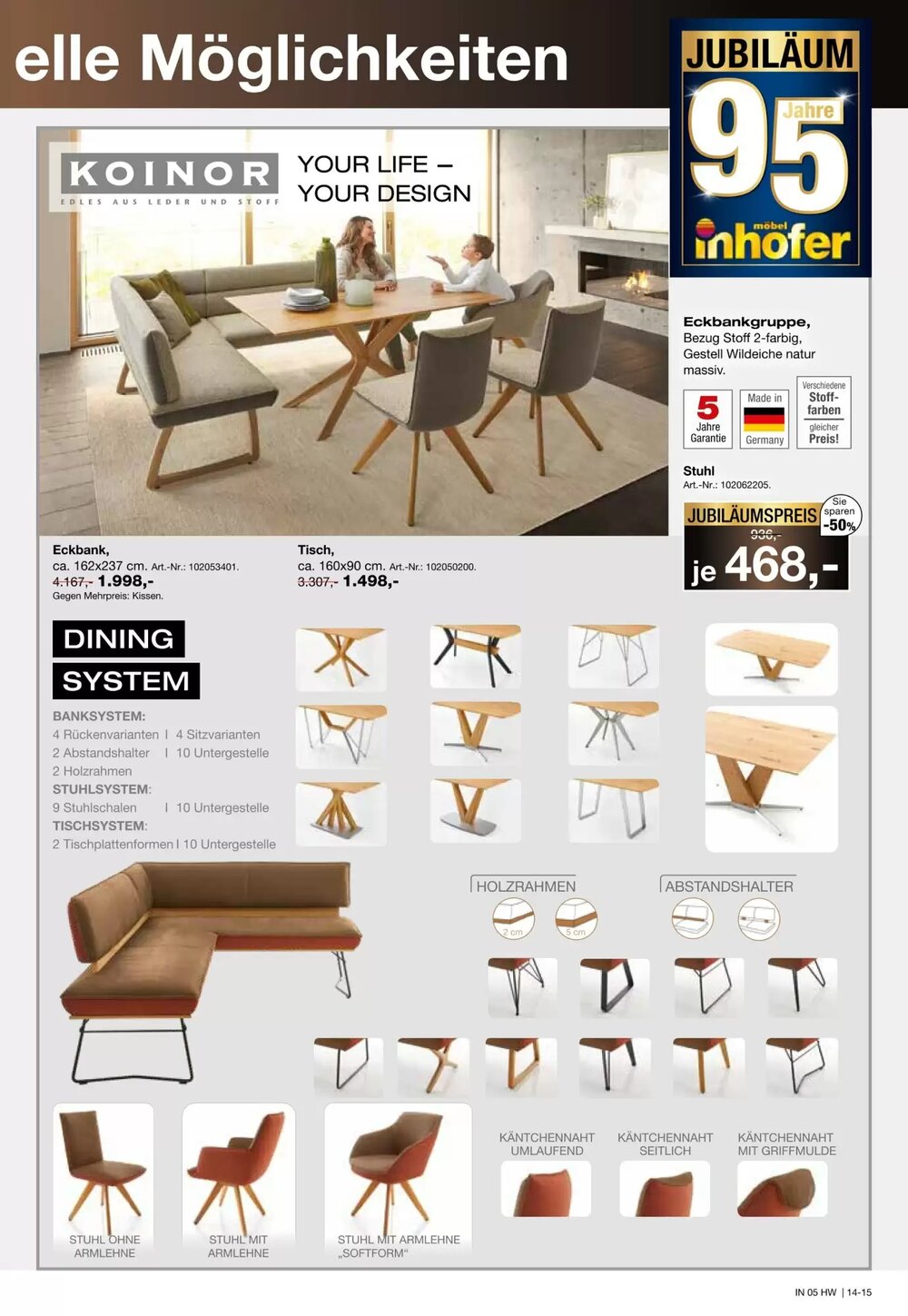 Möbel Inhofer Prospekt (ab 18.02.2026) zum Blättern - Seite 15
