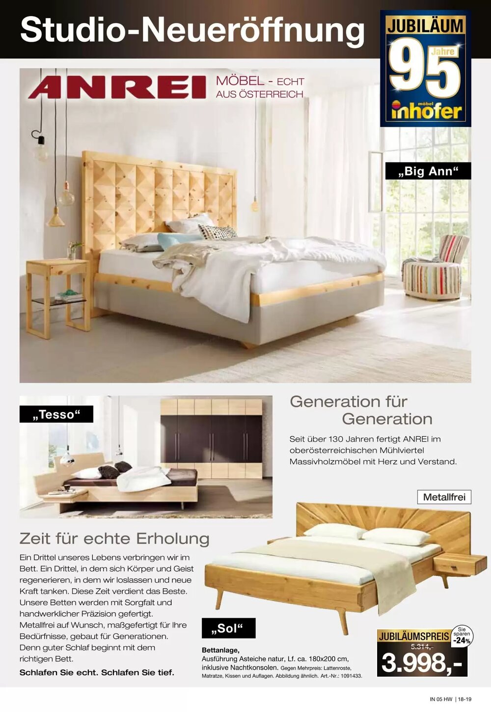 Möbel Inhofer Prospekt (ab 18.02.2026) zum Blättern - Seite 19