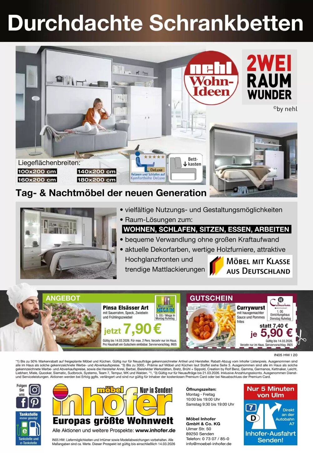 Möbel Inhofer Prospekt (ab 18.02.2026) zum Blättern - Seite 20