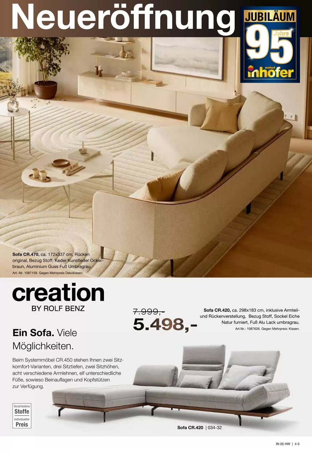 Möbel Inhofer Prospekt (ab 18.02.2026) zum Blättern - Seite 5