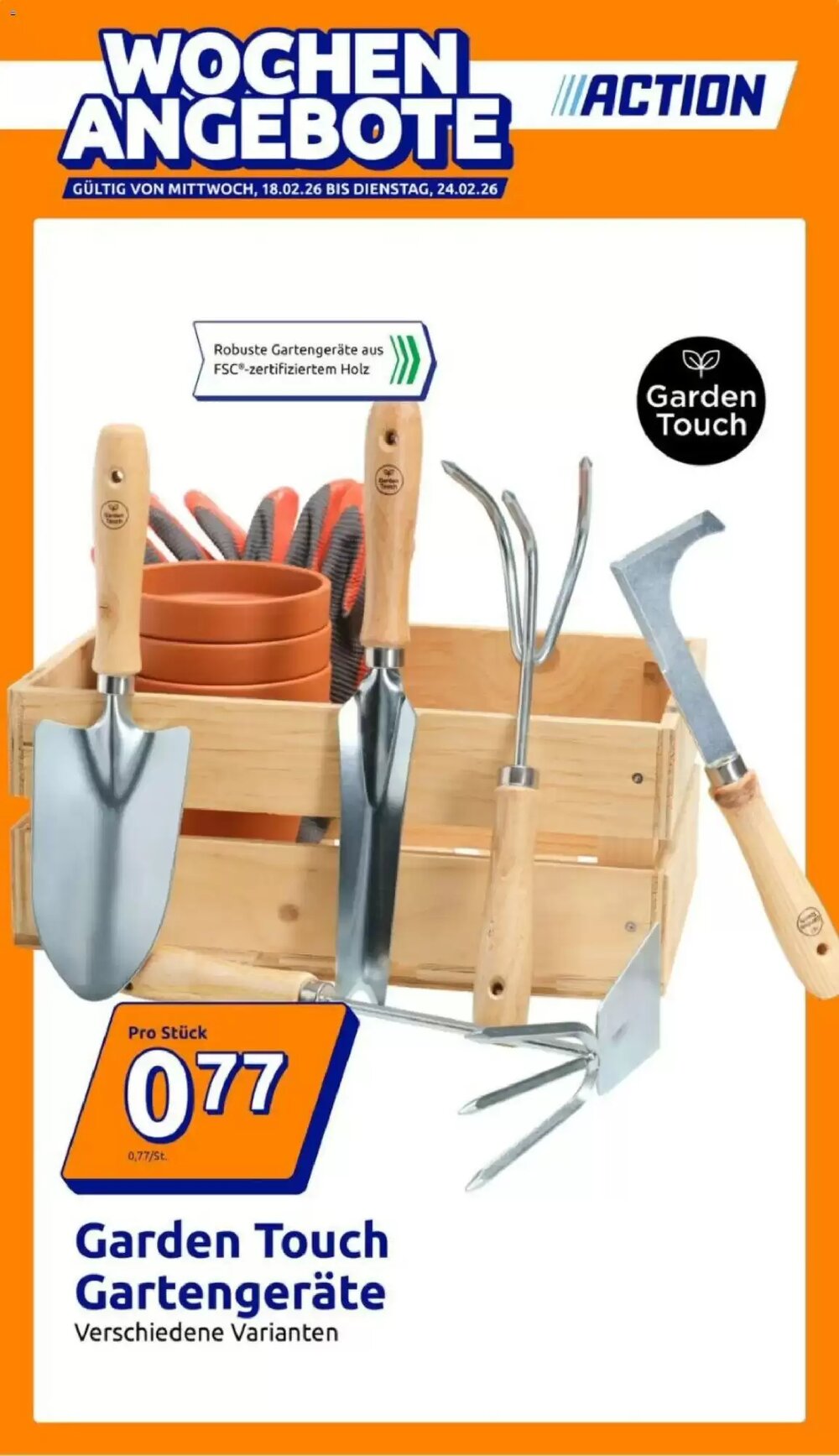 Action Prospekt (ab 18.02.2026) zum Blättern - Seite 1