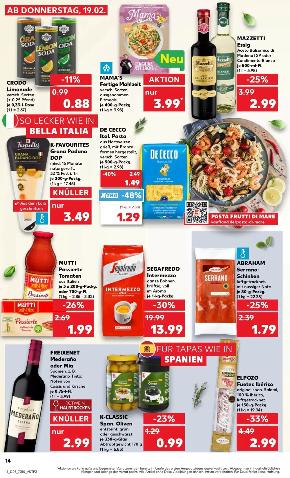 Kaufland Prospekt (ab 18.02.2026) zum Blättern - Seite 22