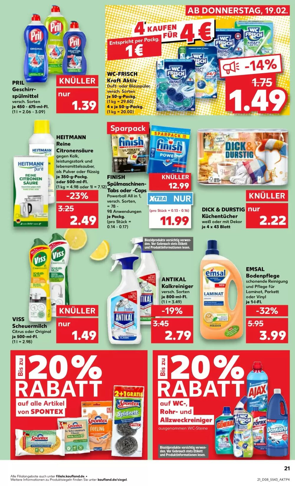 Kaufland Prospekt (ab 18.02.2026) zum Blättern - Seite 29
