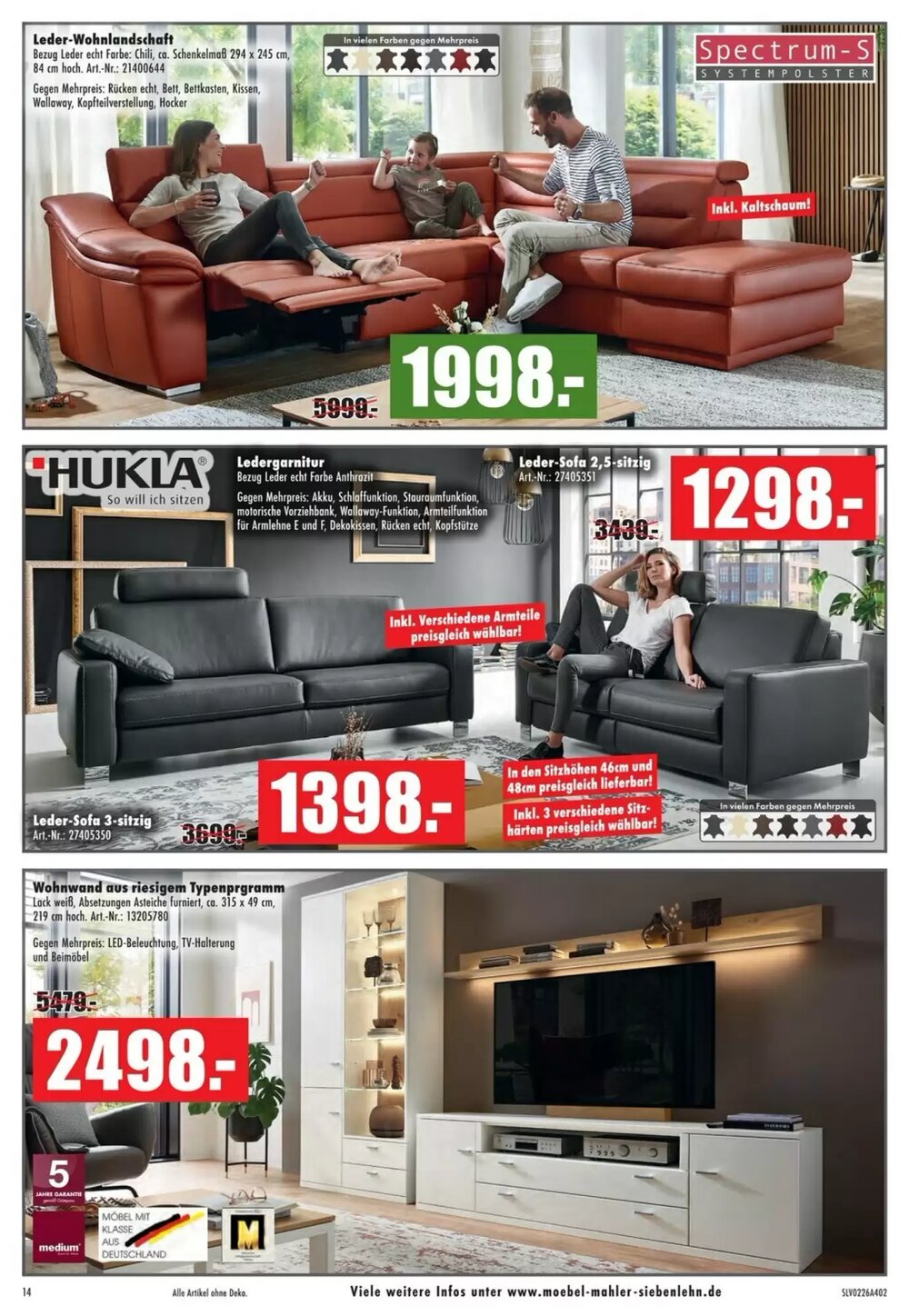 Möbel Mahler Prospekt (ab 18.02.2026) zum Blättern - Seite 14