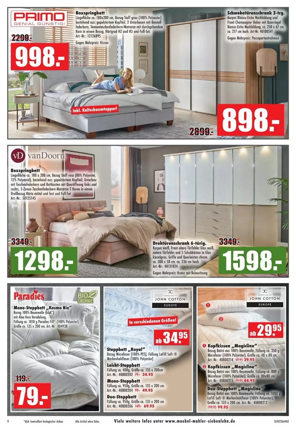 Möbel Mahler Prospekt (ab 18.02.2026) zum Blättern - Seite 4