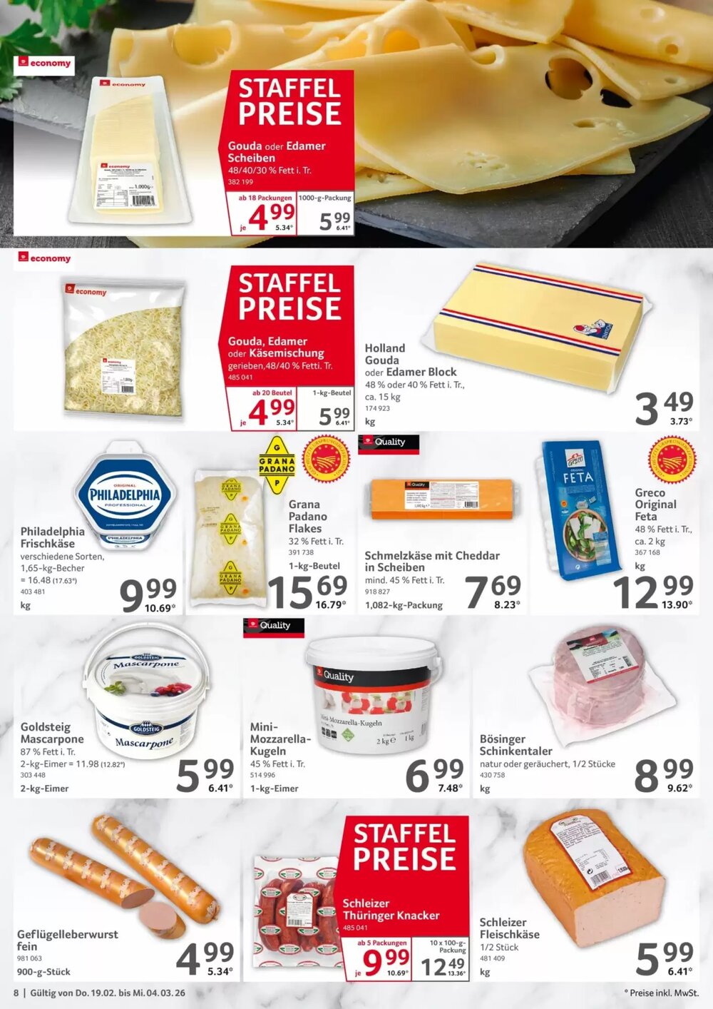 Selgros Prospekt (ab 19.02.2026) zum Blättern - Seite 8