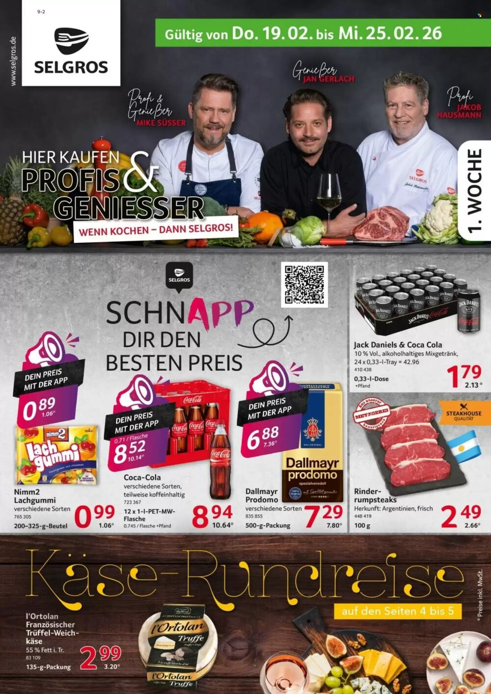 Selgros Prospekt (ab 19.02.2026) zum Blättern - Seite 1