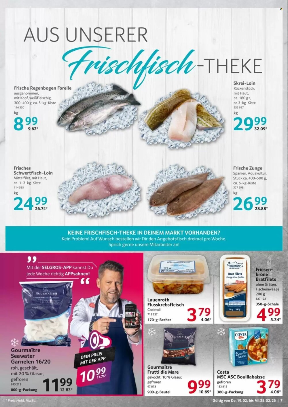 Selgros Prospekt (ab 19.02.2026) zum Blättern - Seite 7