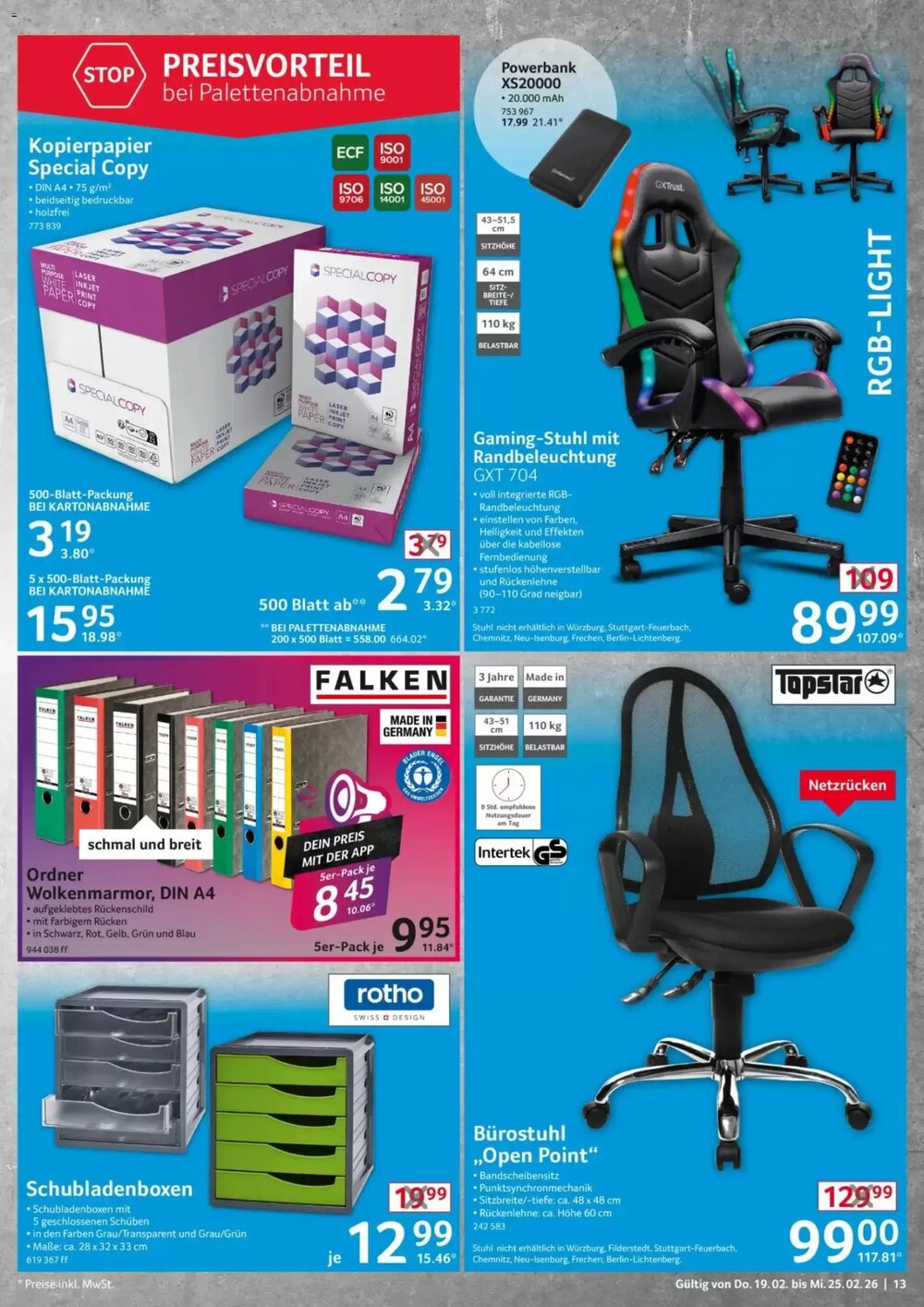 Selgros Prospekt (ab 19.02.2026) zum Blättern - Seite 13