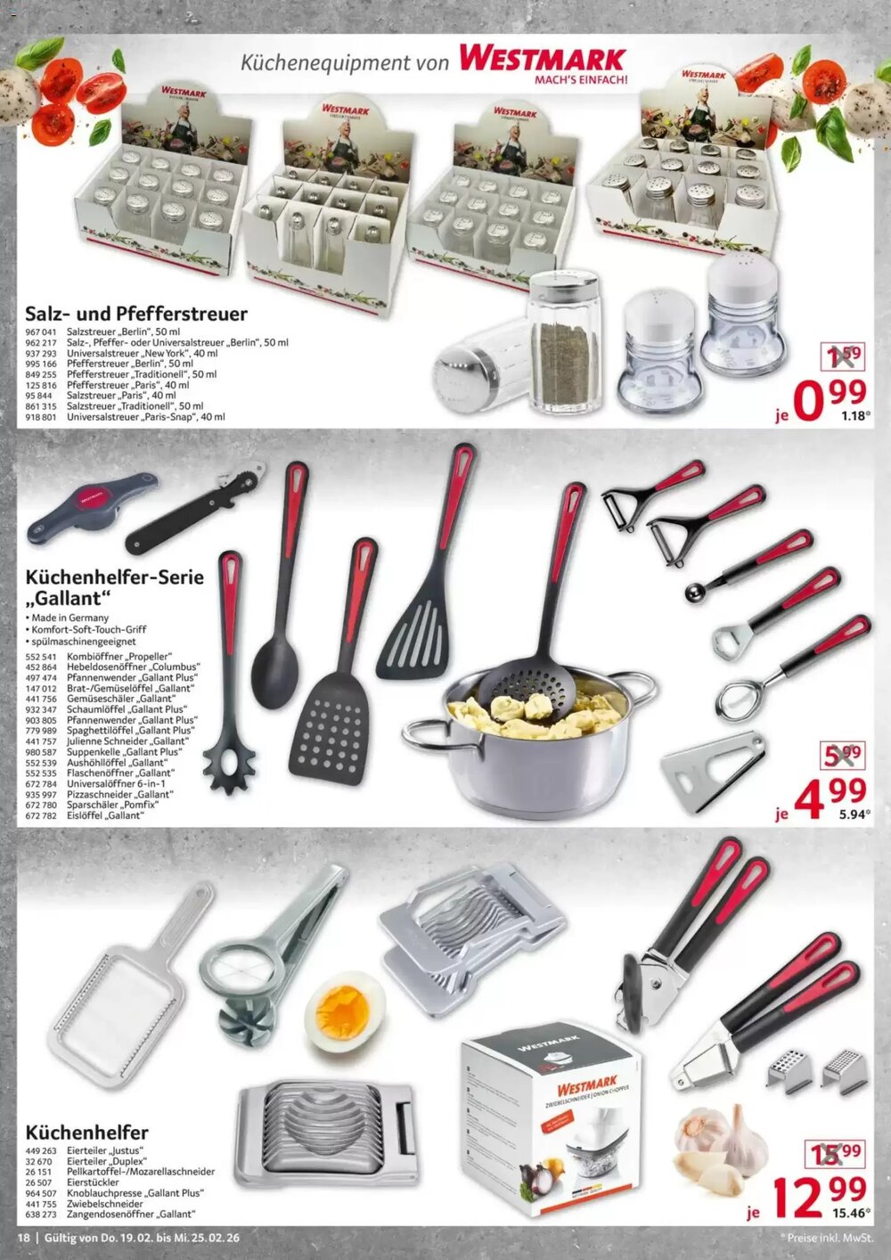 Selgros Prospekt (ab 19.02.2026) zum Blättern - Seite 18