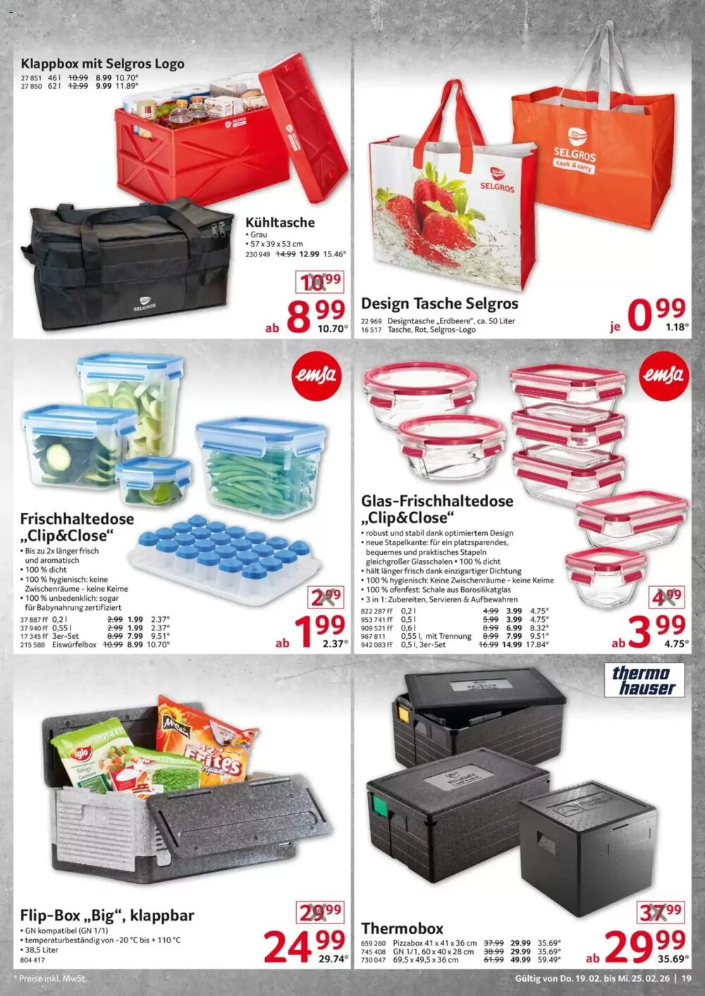 Selgros Prospekt (ab 19.02.2026) zum Blättern - Seite 19