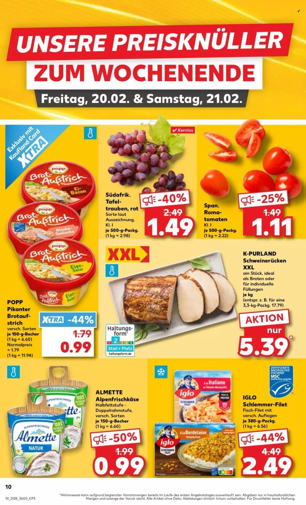 Kaufland Prospekt (ab 19.02.2026) zum Blättern - Seite 10