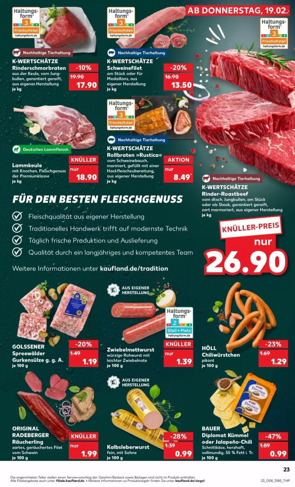 Kaufland Prospekt (ab 19.02.2026) zum Blättern - Seite 23