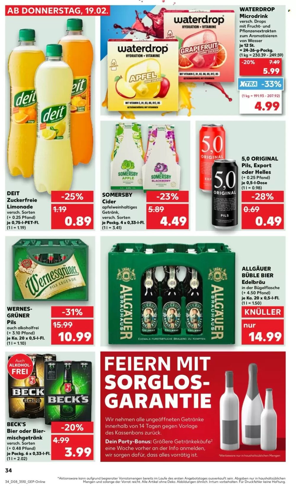 Kaufland Prospekt (ab 19.02.2026) zum Blättern - Seite 34
