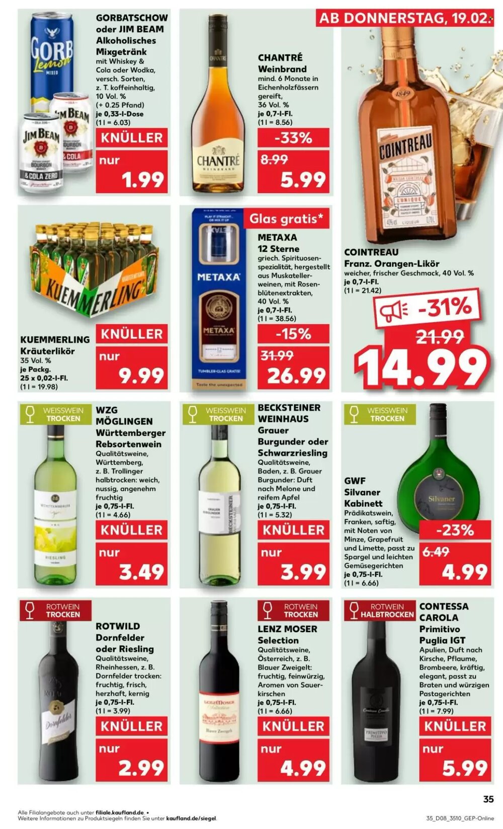Kaufland Prospekt (ab 19.02.2026) zum Blättern - Seite 35