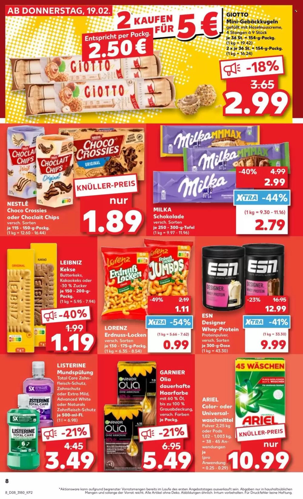 Kaufland Prospekt (ab 19.02.2026) zum Blättern - Seite 8