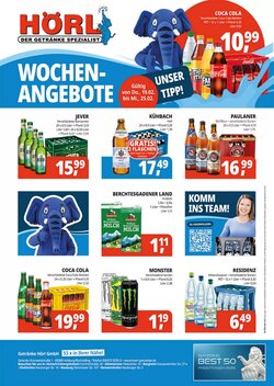 Hörl Getränke Prospekt (ab 19.02.2026) zum Blättern