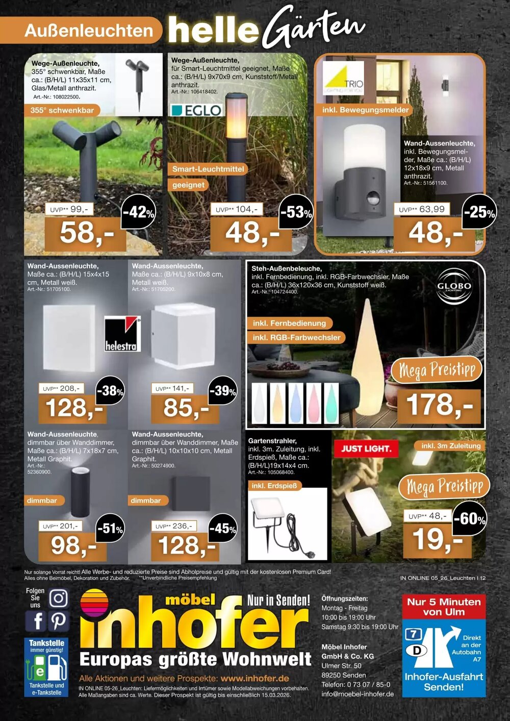 Möbel Inhofer Prospekt (ab 19.02.2026) zum Blättern - Seite 12