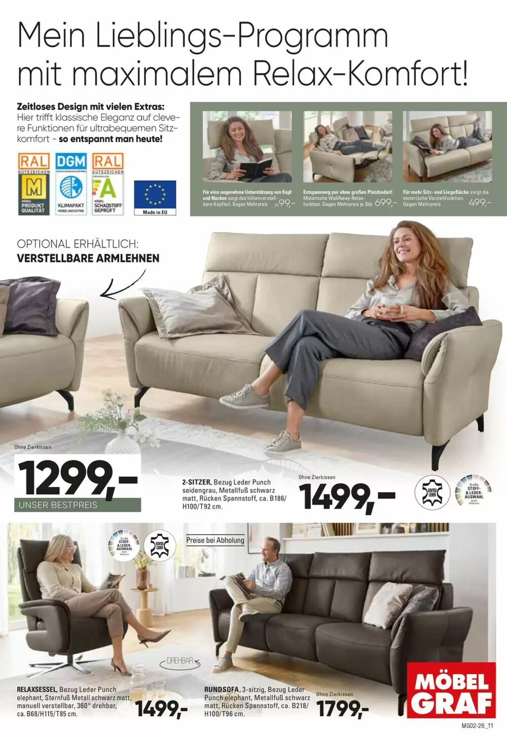 Möbel Graf Prospekt (ab 19.02.2026) zum Blättern - Seite 11