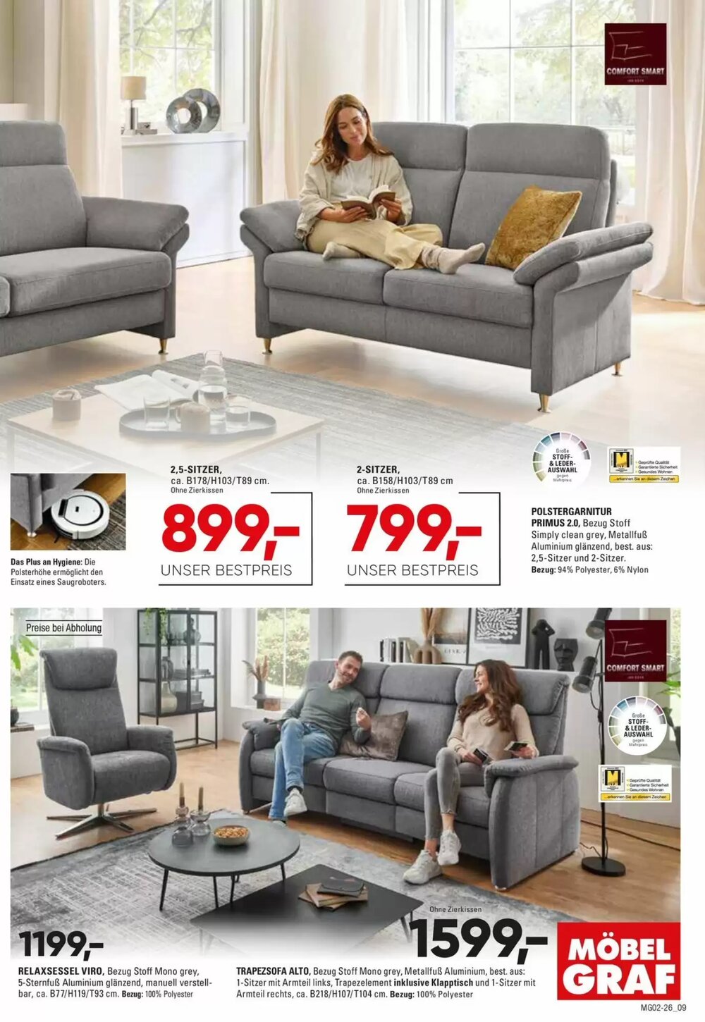 Möbel Graf Prospekt (ab 19.02.2026) zum Blättern - Seite 9