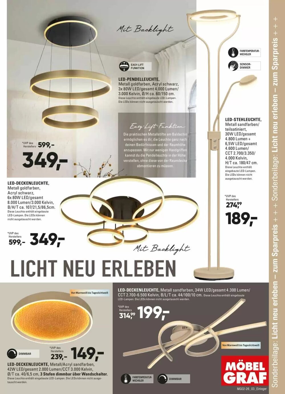 Möbel Graf Prospekt (ab 19.02.2026) zum Blättern - Seite 3