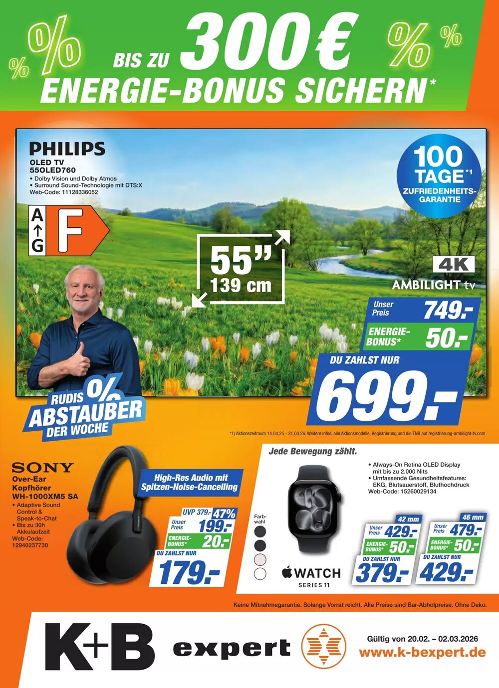 K+B Expert Prospekt (ab 20.02.2026) zum Blättern - Seite 1