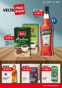 VELTA Free Shop Prospekt (ab 20.02.2026) zum Blättern