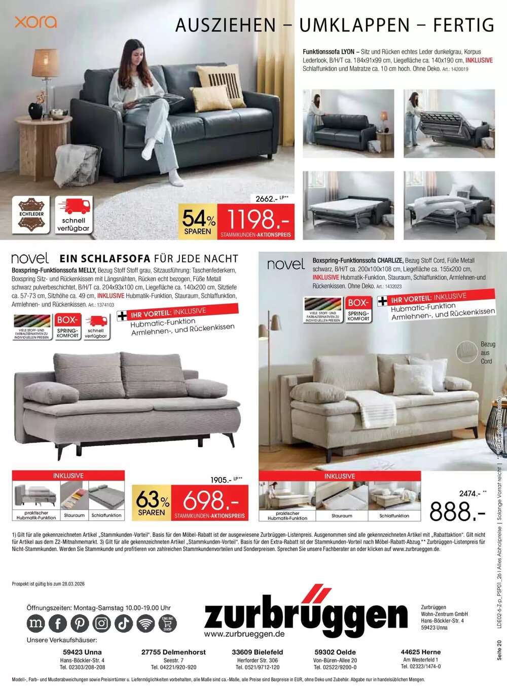 Zurbrüggen Prospekt (ab 20.02.2026) zum Blättern - Seite 20
