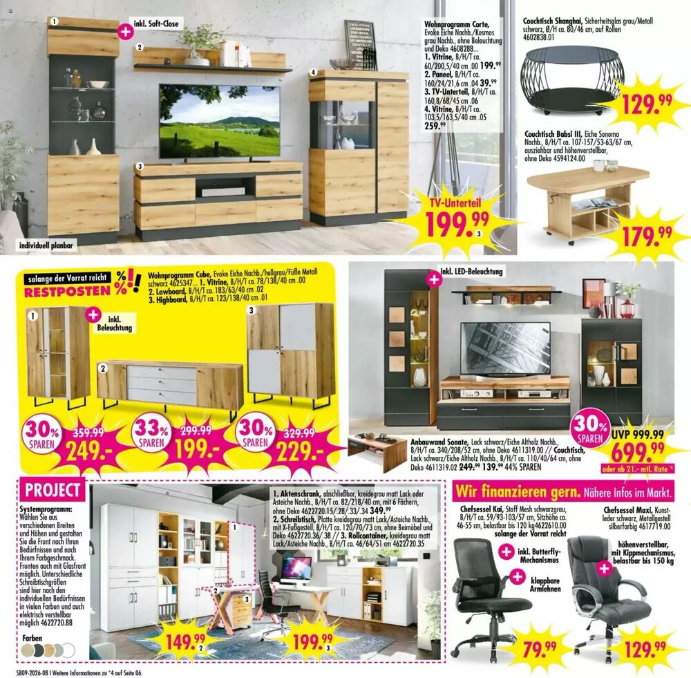 Möbel Boss Prospekt (ab 21.02.2026) zum Blättern - Seite 8