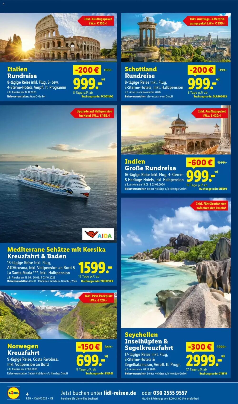 Lidl Reisen Prospekt (ab 21.02.2026) zum Blättern - Seite 4