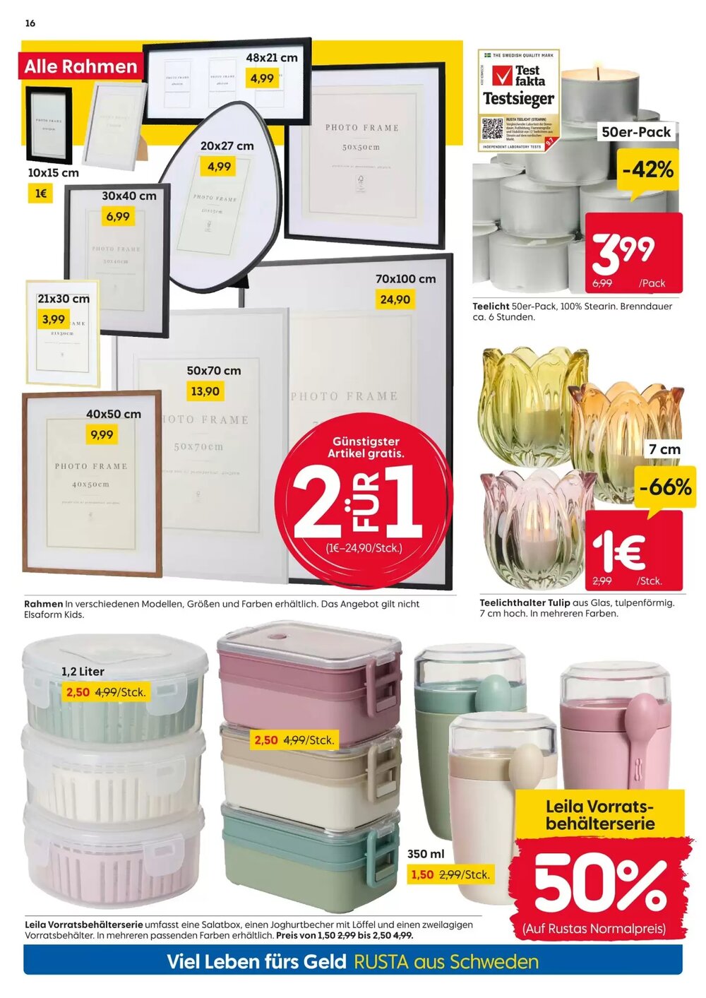 Rusta Prospekt (ab 21.02.2026) zum Blättern - Seite 16