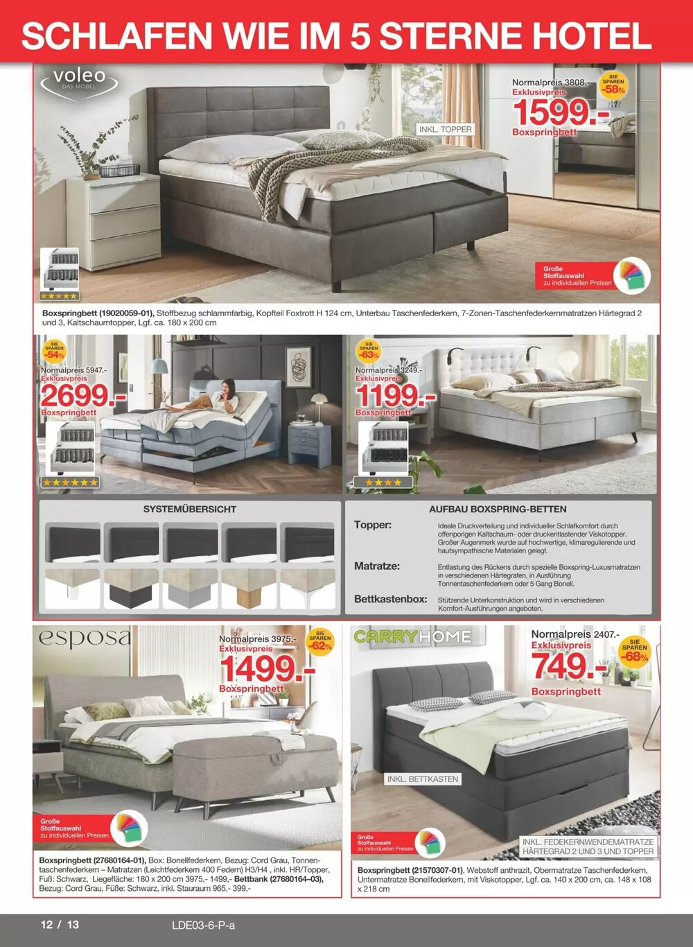 Möbelzentrum Pforzheim Prospekt (ab 21.02.2026) zum Blättern - Seite 12