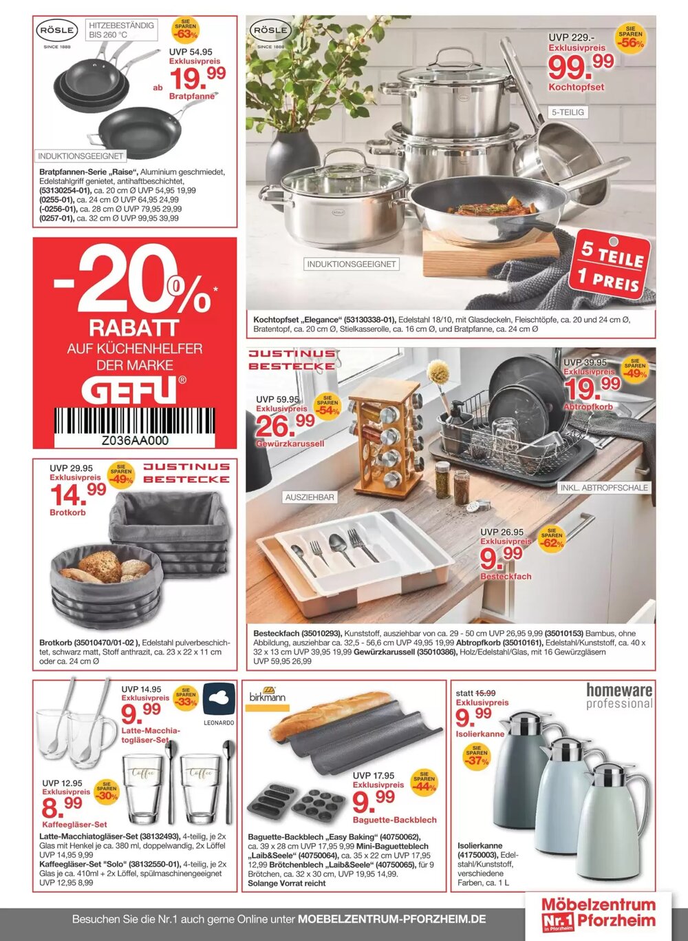 Möbelzentrum Pforzheim Prospekt (ab 21.02.2026) zum Blättern - Seite 19