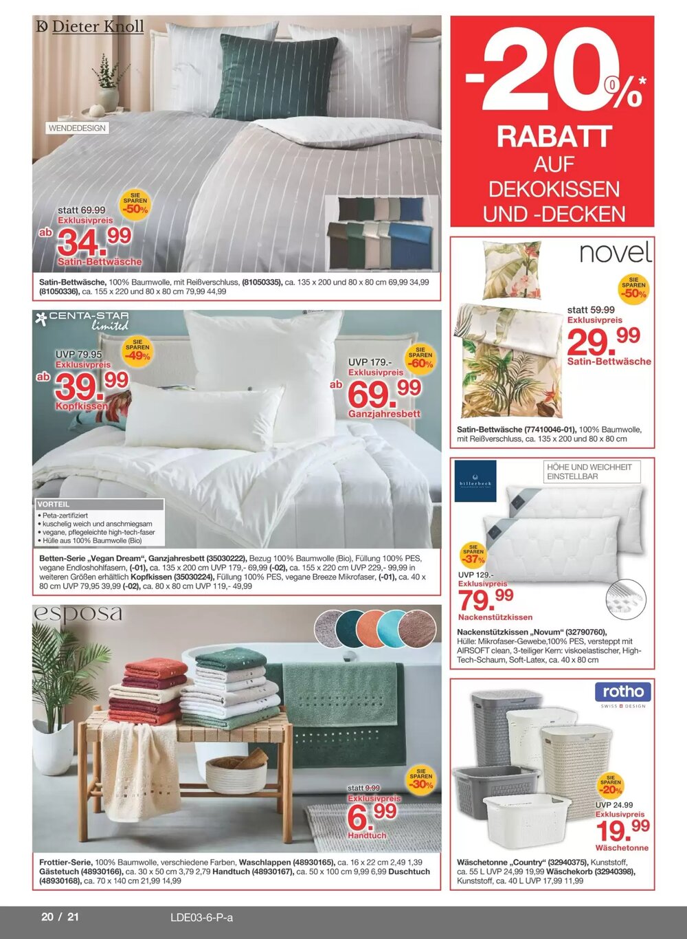 Möbelzentrum Pforzheim Prospekt (ab 21.02.2026) zum Blättern - Seite 20