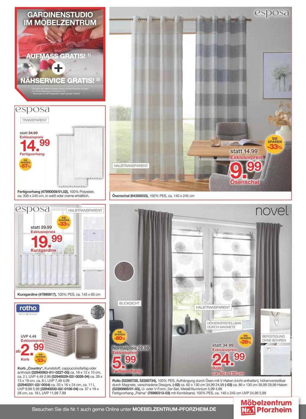 Möbelzentrum Pforzheim Prospekt (ab 21.02.2026) zum Blättern - Seite 21