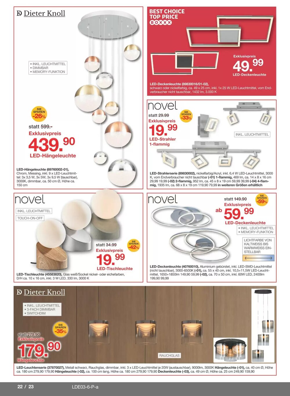 Möbelzentrum Pforzheim Prospekt (ab 21.02.2026) zum Blättern - Seite 22