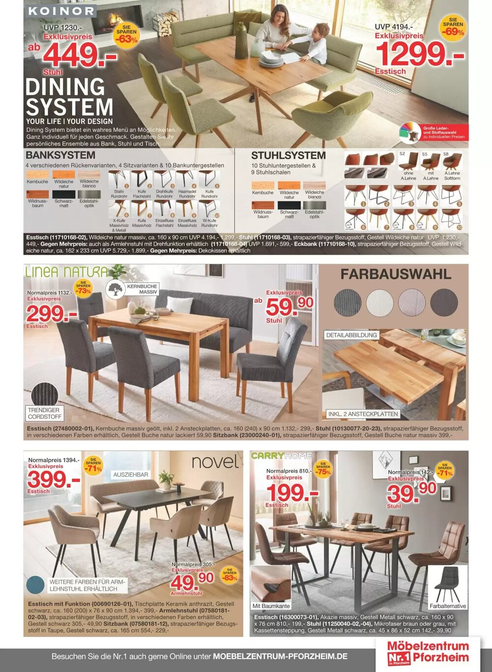 Möbelzentrum Pforzheim Prospekt (ab 21.02.2026) zum Blättern - Seite 9