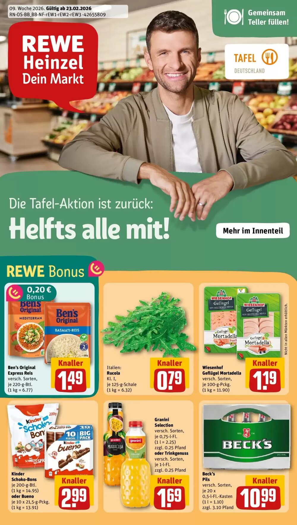 REWE Prospekt (ab 22.02.2026) zum Blättern - Seite 1