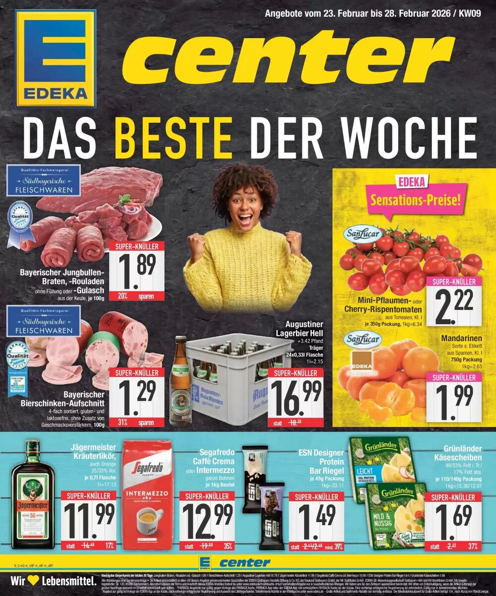 E-Center Prospekt (ab 22.02.2026) zum Blättern - Seite 1