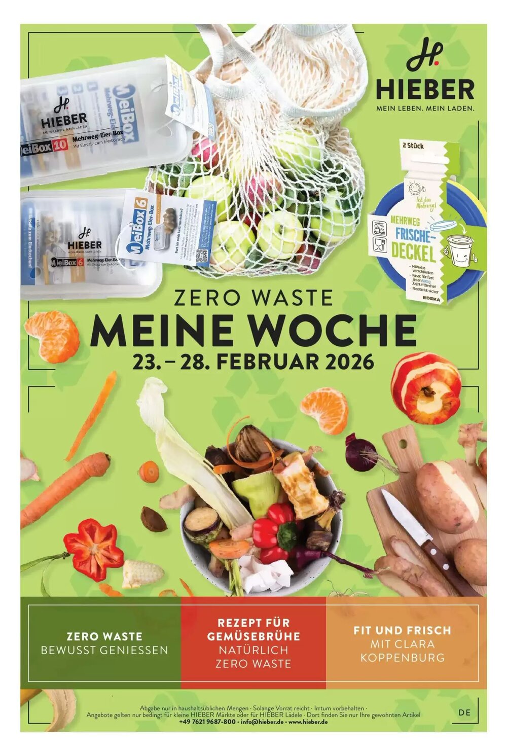 Hieber's Frische Center Prospekt (ab 22.02.2026) zum Blättern - Seite 1