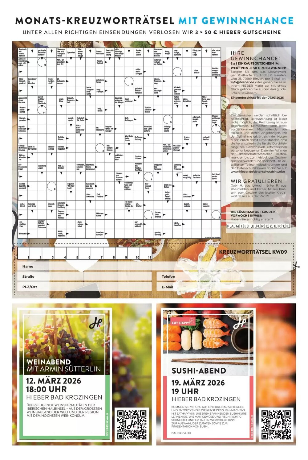 Hieber's Frische Center Prospekt (ab 22.02.2026) zum Blättern - Seite 15