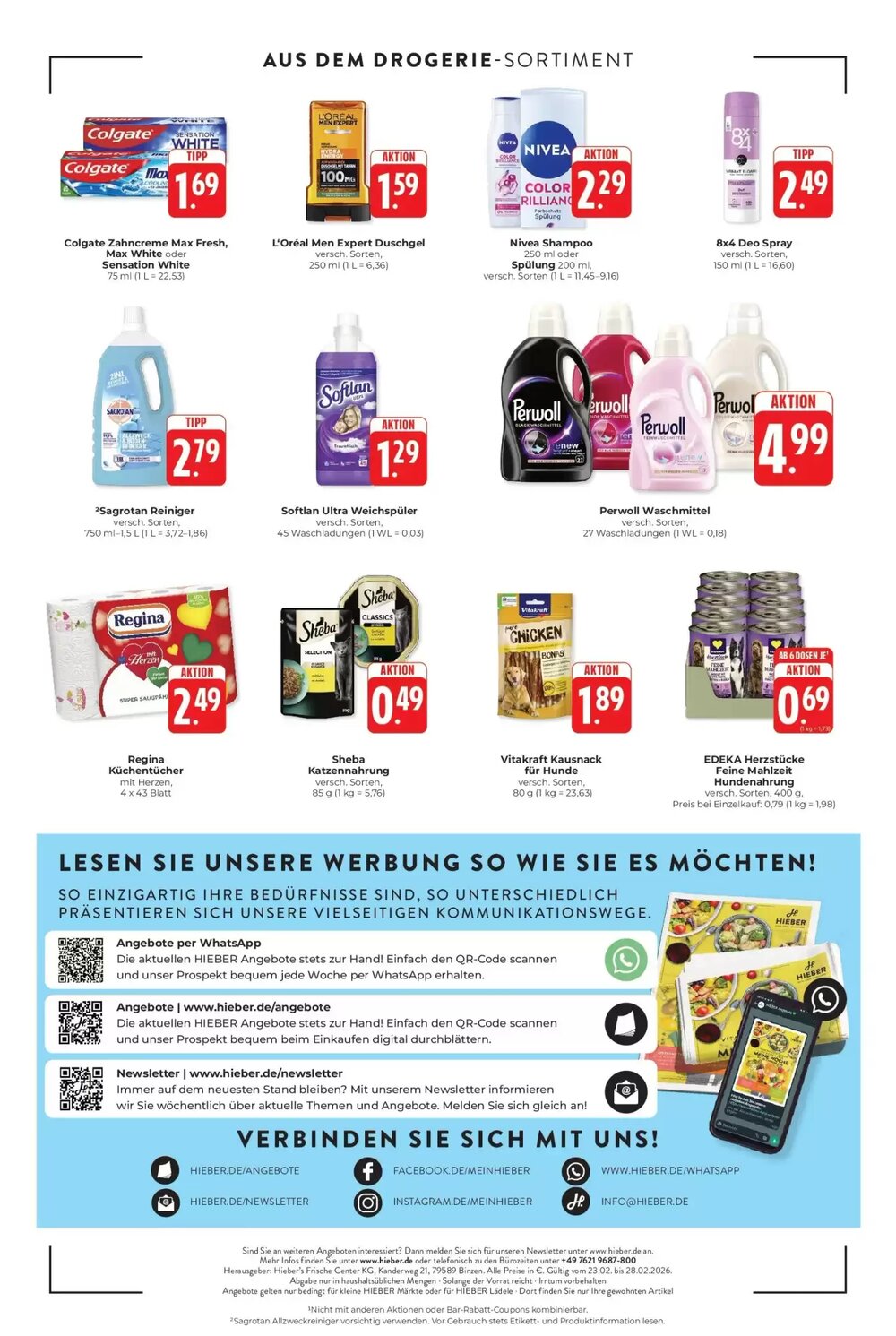 Hieber's Frische Center Prospekt (ab 22.02.2026) zum Blättern - Seite 16