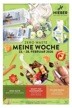 Hieber's Frische Center Prospekt (ab 22.02.2026) zum Blättern