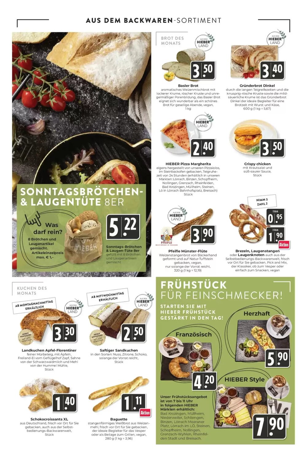 Hieber's Frische Center Prospekt (ab 22.02.2026) zum Blättern - Seite 6