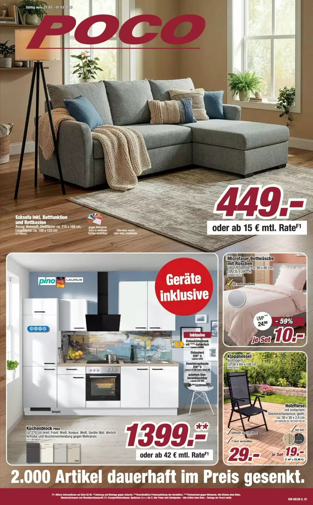 Poco Prospekt (ab 22.02.2026) zum Blättern - Seite 1